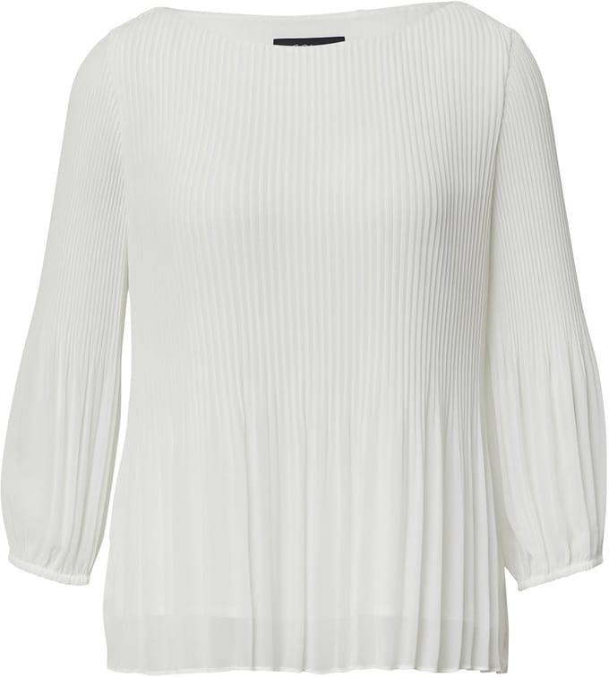 Regular fit blouse van chiffon