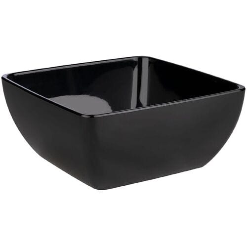 GGM Gastro (6 Stück) Schale - PURE - Melamin - 8 Liter - eckig - Schwarz