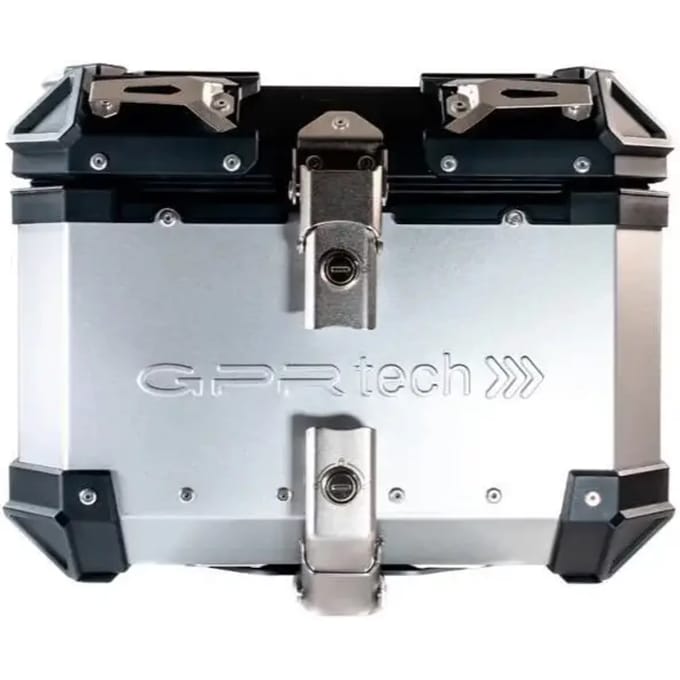 Top case motorfiets van aluminium met specifieke plaat inbegrepen GPR Tech Royal Enfield Himalayan 410 2017/2023