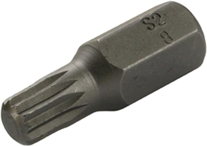 Schroevendraaierbit meertand kort 05320L Ø M 5 10 mm zeskant professioneel chroom vanadium