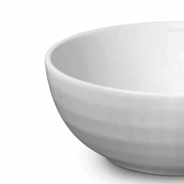 Vtw Living waskom rond mat keramiek opbouwwaskom 40 cm