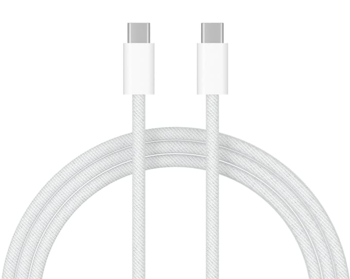 MBH - iPhone USB-C naar USB-C kabel - oplaadkabel - 1 meter gewoven