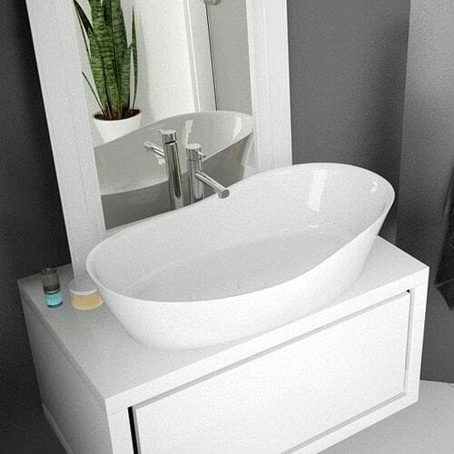 Hoesch Namur Lounge countertop washbasin 70 x 40 cm 4422.010