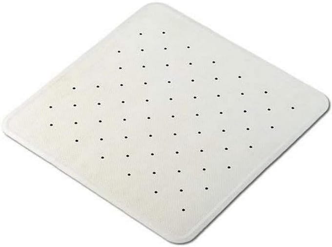 Douchemat - Badmat - Veilig Douchen - Met Drainage Gaten - 54 x 54 cm - Grijs