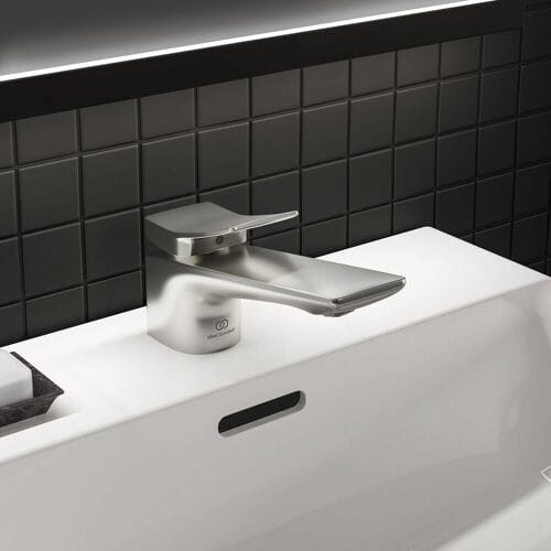 Ideal Standard basin mixer spout 13.2 cm, with drain BC753GN
