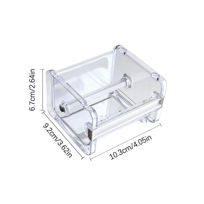 Masking Tape Cutter Washi Tape Storage Organizer Cutter Office Tape Dispenser gray