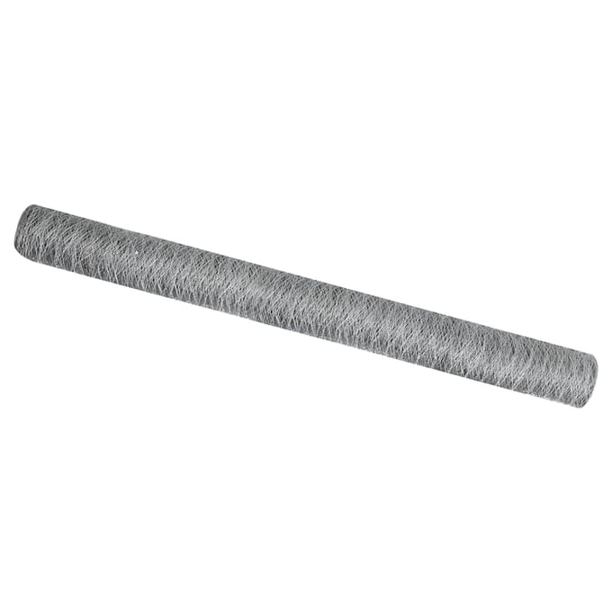 vidaXL Hexagon Hek Zilver 1,6 x 25 m Gegalvaniseerd staal