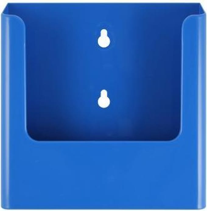 Folderhouder magnetisch A5 (staand/blauw)