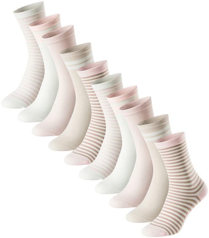 Schiesser Dames sokken 10 pack Bluebird