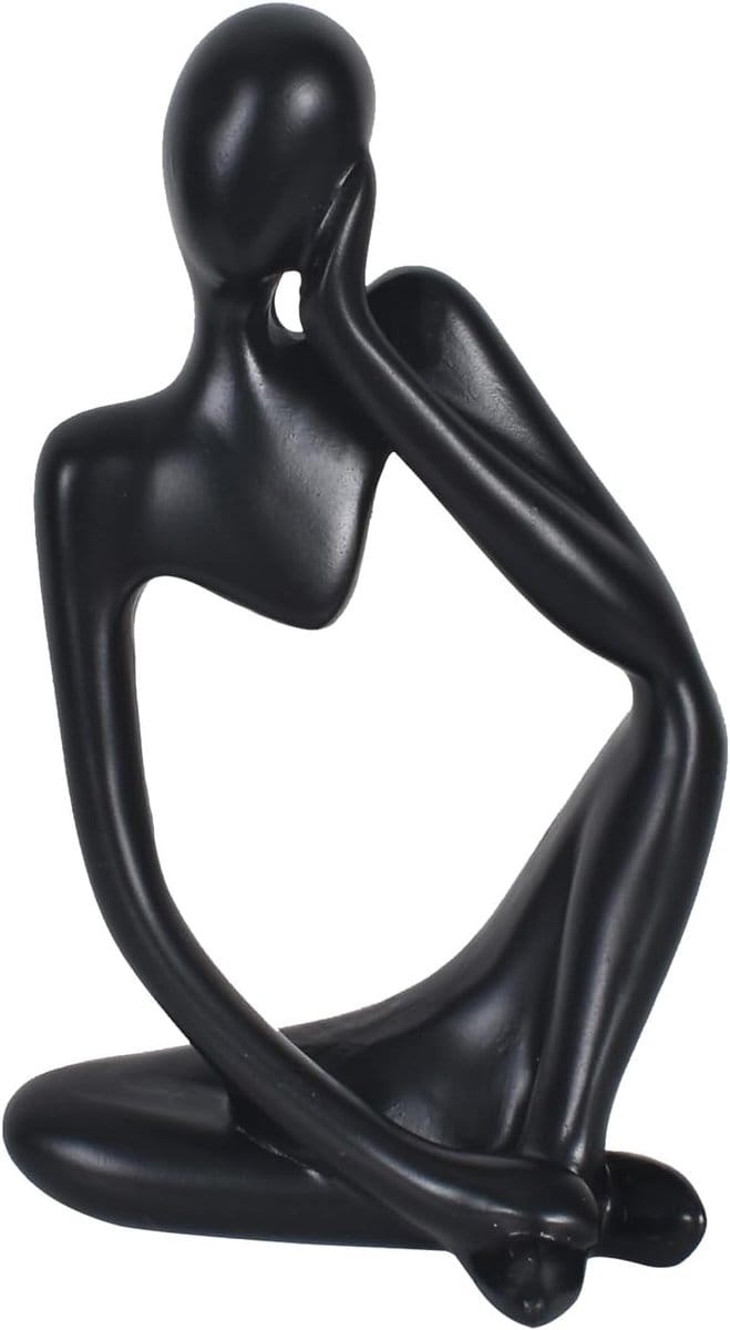 Solidchoice - Minimalistisch Abstracte Sculptuur van Hars voor Interieurdecoratie