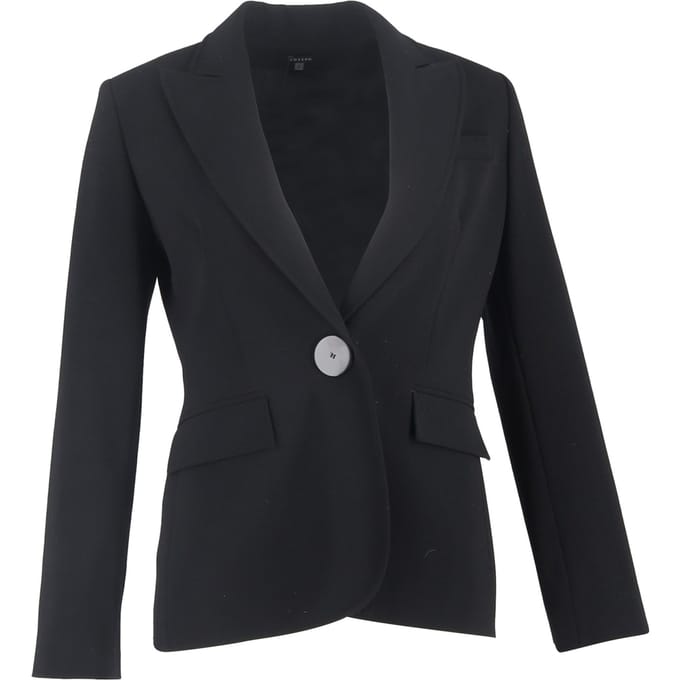 Joseph Enkele Knoop Blazer in Zwarte Polyester