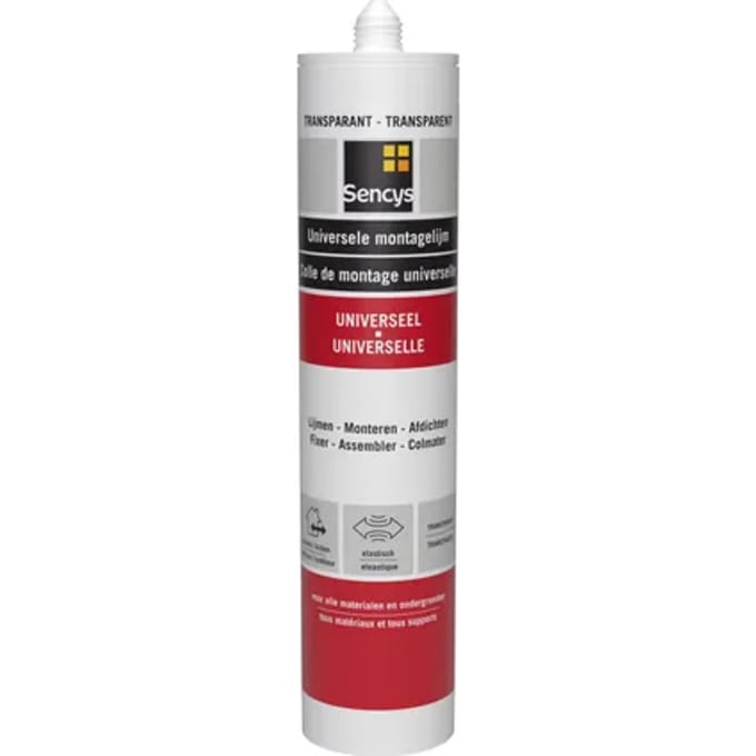 Sencys Polymeer Lijm En Voeg Transparant 290ml