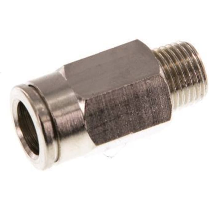 8mm x R1/8'' Messing Insteekfitting buitendraad NBR [5 Stuks]