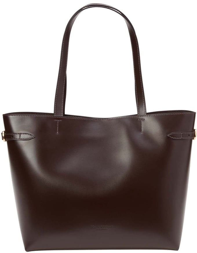 Marc O'Polo shopper Tara Shopper Dark Earth donkerbruin