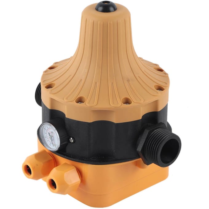 Automatische Waterpomp Drukschakelaar Elektrische Controller met Manometer Huisaccessoire