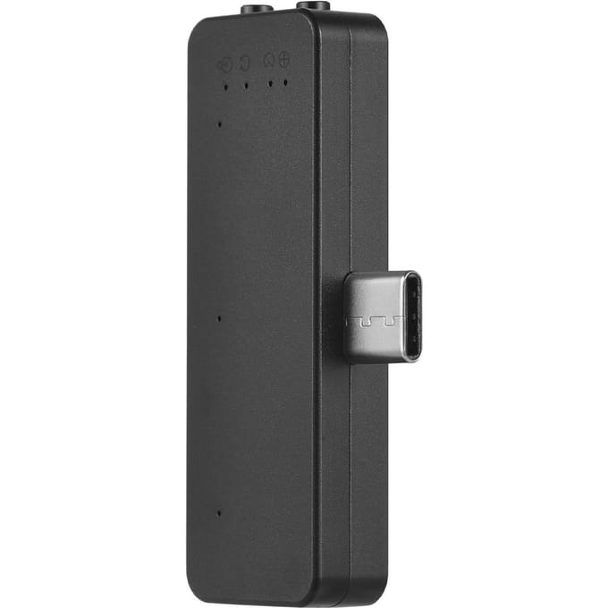 Professionele Microfoon met Ruisonderdrukking 360 Graden Opname Microfoon Draadloos Type-C zwart