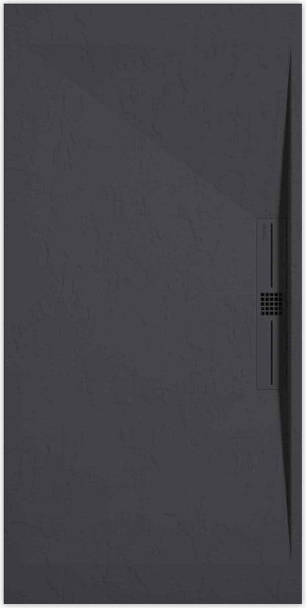 Sanifun douchebak Stone Side Anthraciet Slate 1100 x 800 P