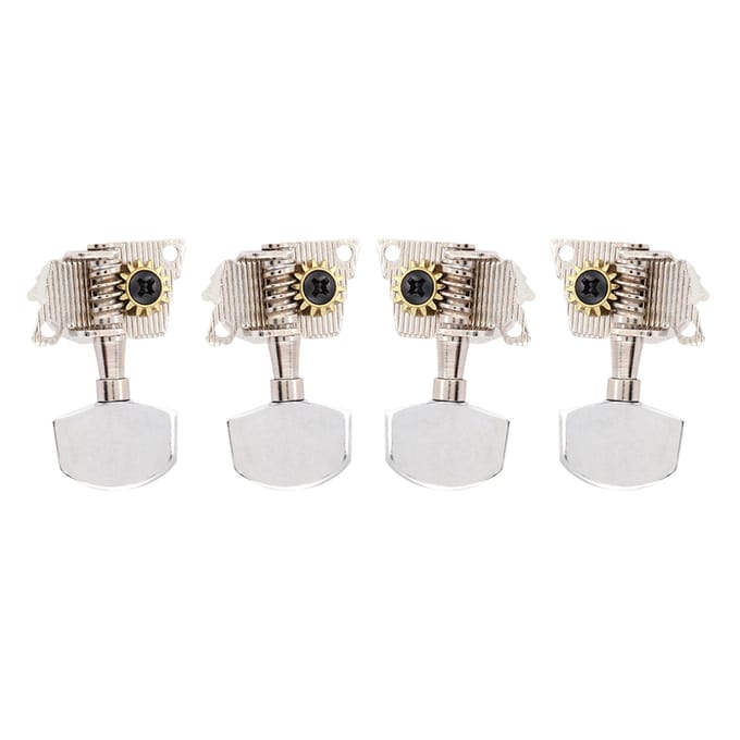 2L2R Argent Style Classique Mécaniques d'Accordage pour Ukulélé Pièces DIY pour Ukulélé white