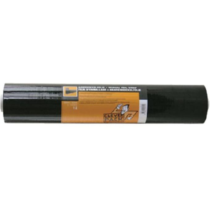 Zwarte rekfolie - rollengte 300 meter - 50 cm breed - extra sterk