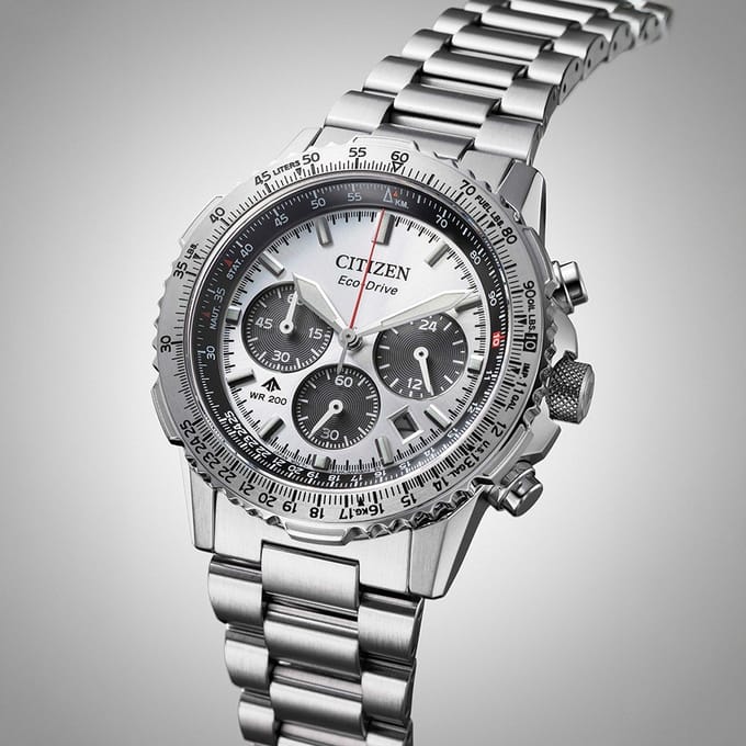 Citizen Promaster Sky Navihawk CA4660-61A Horloge - Staal - Zilverkleurig - Ø 40 mm