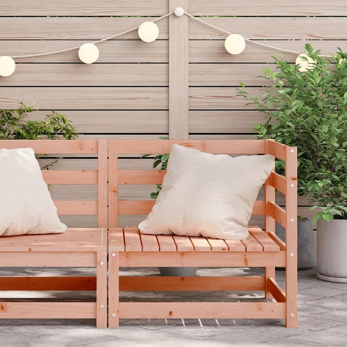 vidaXL - Tuinhoekbank - 70x70x67 - cm - massief - douglashout