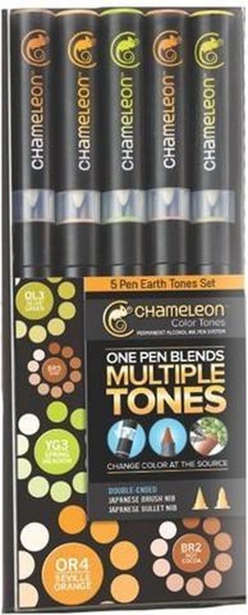Chameleon 5 pen Earth Tones set