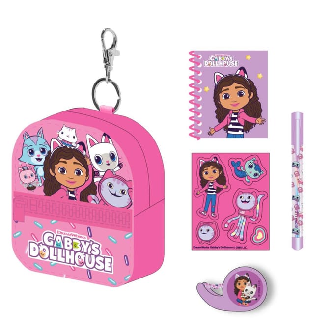 Mini rugtas sleutelhanger set Gabby's Dollhouse