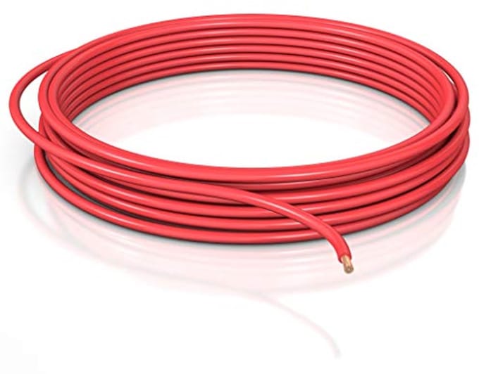 Autokabel 35mm² - 2m - Rood - FLRY B Kabel voor Voertuigbedrading