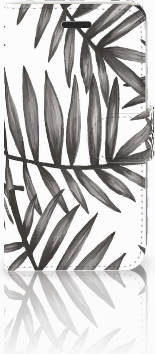 Samsung Galaxy Xcover 3 | Xcover 3 VE Hoesje Leaves Grey