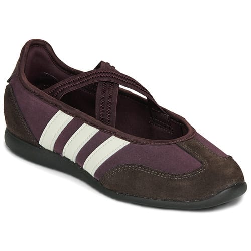Adidas Barreda Mary Jane Sneakers Dames - Bruin - Maat 38 2/3 - Leer