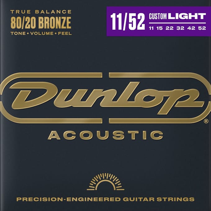 Dunlop acoustic strings medium light 11-52