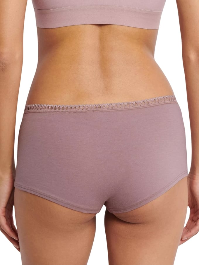 Sloggi Women GO Crush Short (3-pack) - dames boxer - lichtroze - mauve - print