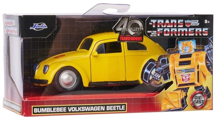 Jada Toys Transformers Diecast Model 1/32 VW Beetle Bumblebee Vehicles