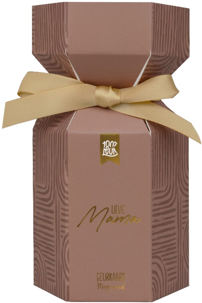 100%LEUK - Geurkaars in cadeauverpakking - Mama