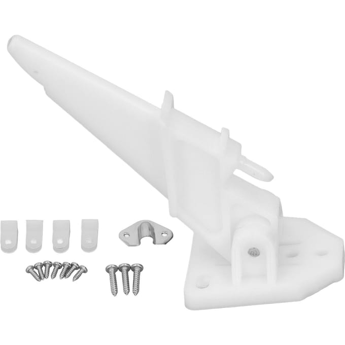 Marine Snelheidsmeter Pitotbuis Wit Universeel voor Jacht Boot Drukgestuurde Snelheidsmeters white