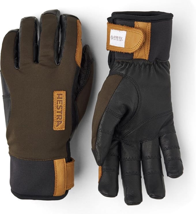 Hestra Ergo Grip Active Wool Terry, handschoenen, donkergroen/zwart
