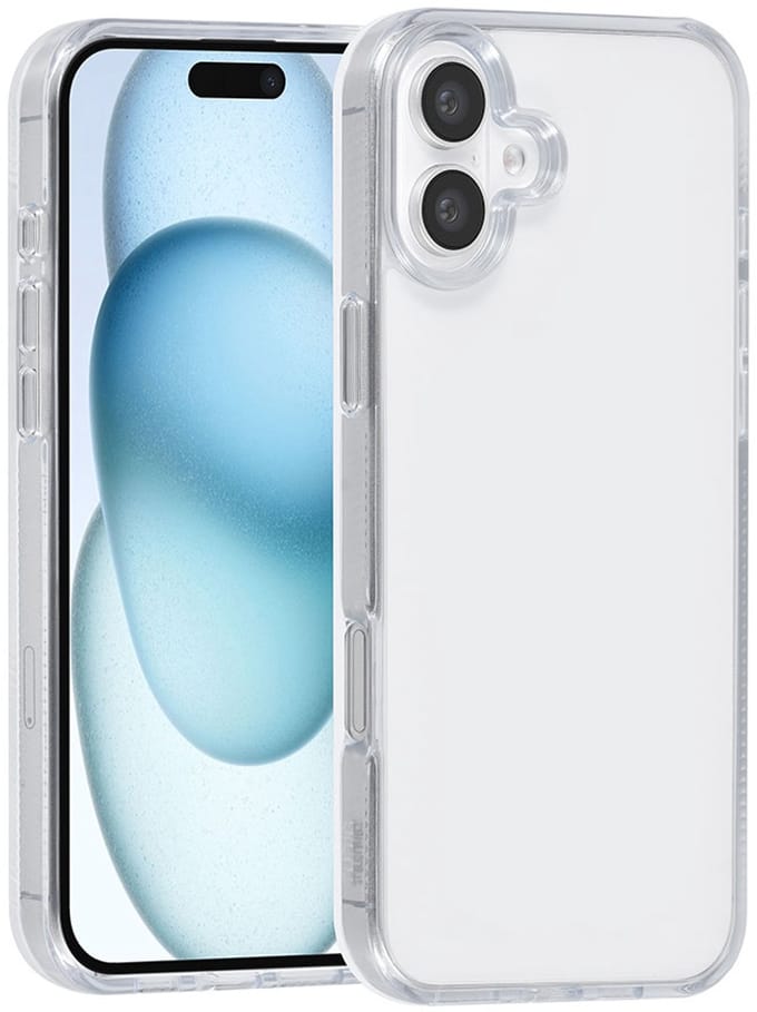 TUNIQ telefoonhoesje voor Apple iPhone 16 Plus - Siliconen backcover - Wit