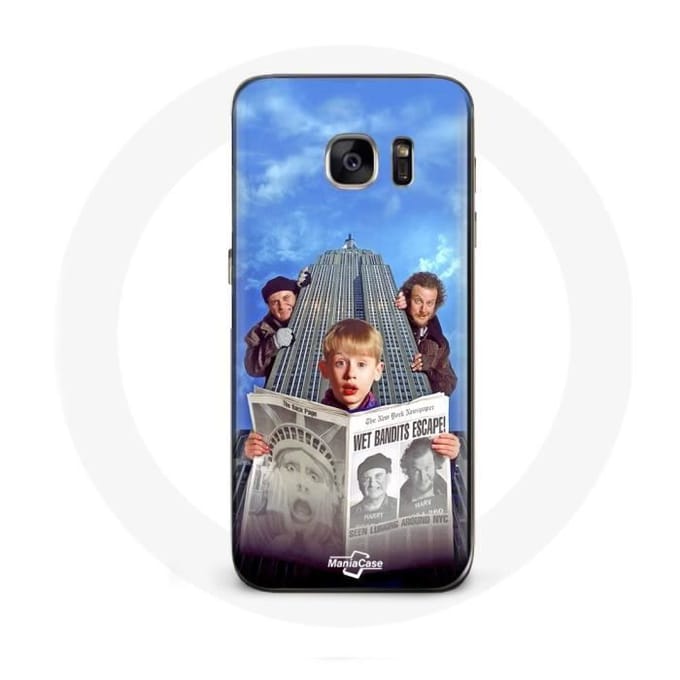 Coque pour Samsung Galaxy S6 edge Home Alone Maman j'ai encore raté l'avion