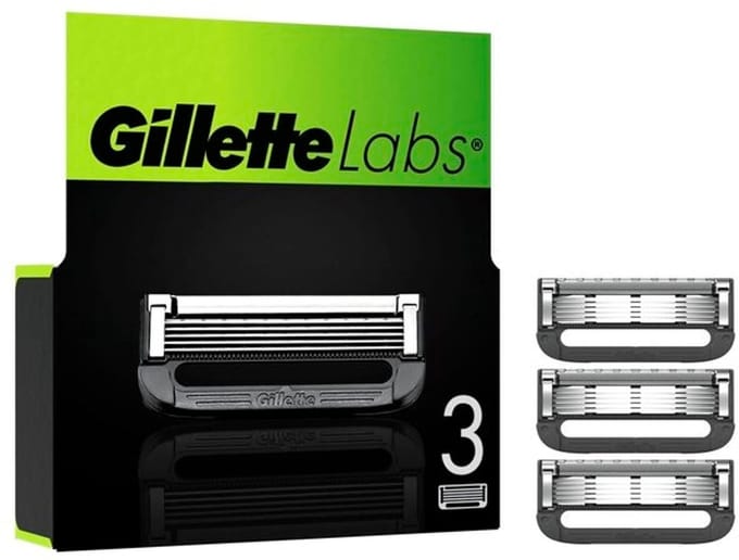 Gillette - Labs Scheermesjes - Set van 3