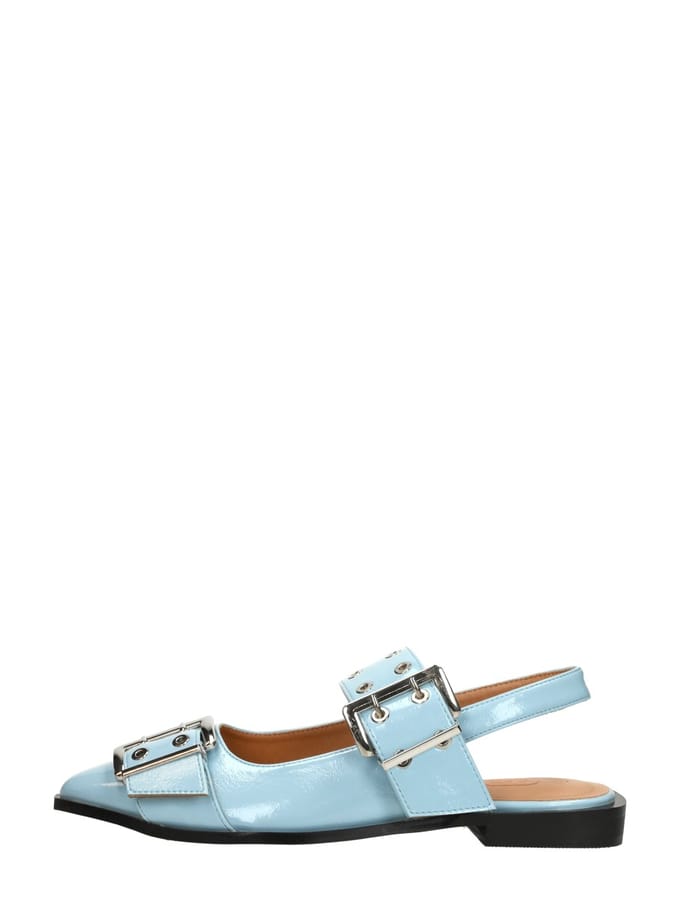 Shoecolate Slingbacks Slingbacks - Licht blauw - Maat 39