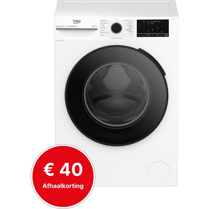 Beko Bm3wfu41041a – Wasmachine 10 Kg – 1400 Tpm – Stoomfunctie  DUITS frontpaneel
