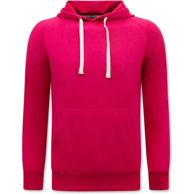 Hoodie Heren met Capuchon - Sweaters Heren - Mannen Truien - Magenta