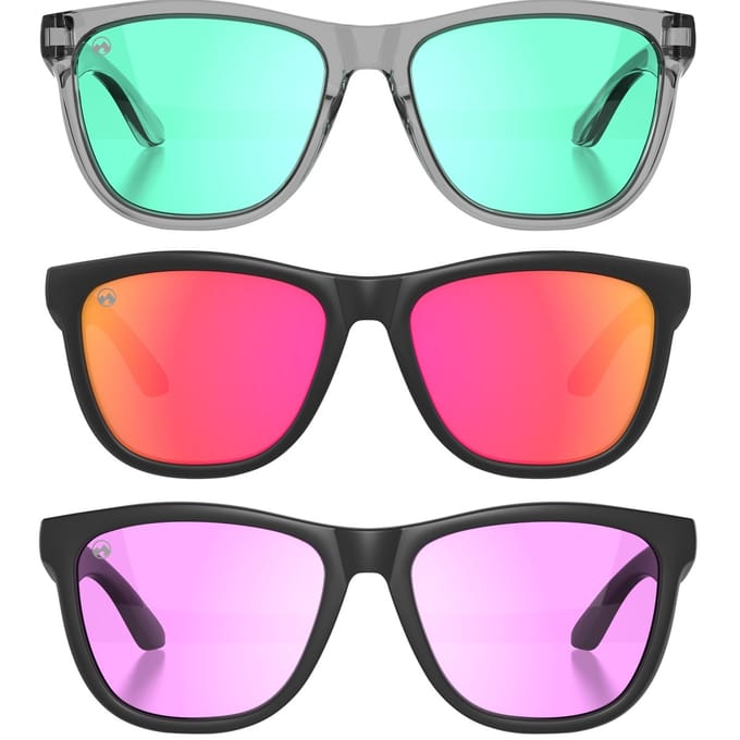 MowMow 3-pack Zonnebril - Gepolariseerd - Heren - Dames - ZEUS collection