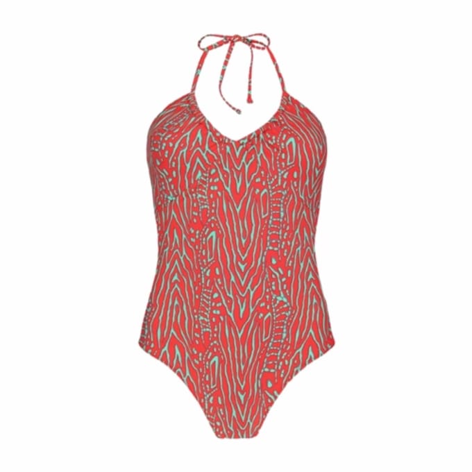 Badpak Barts Women Anangu V-Neck One Piece Red-Maat 40