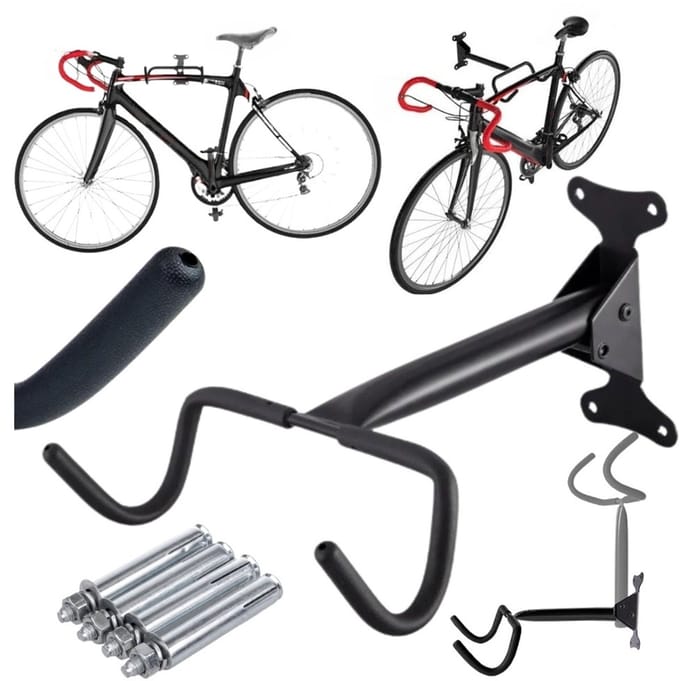 Becke - Fietshaak - Ophanghaak Dubbel - Opklapbaar - Metaal - Antislip Laag - 30kg