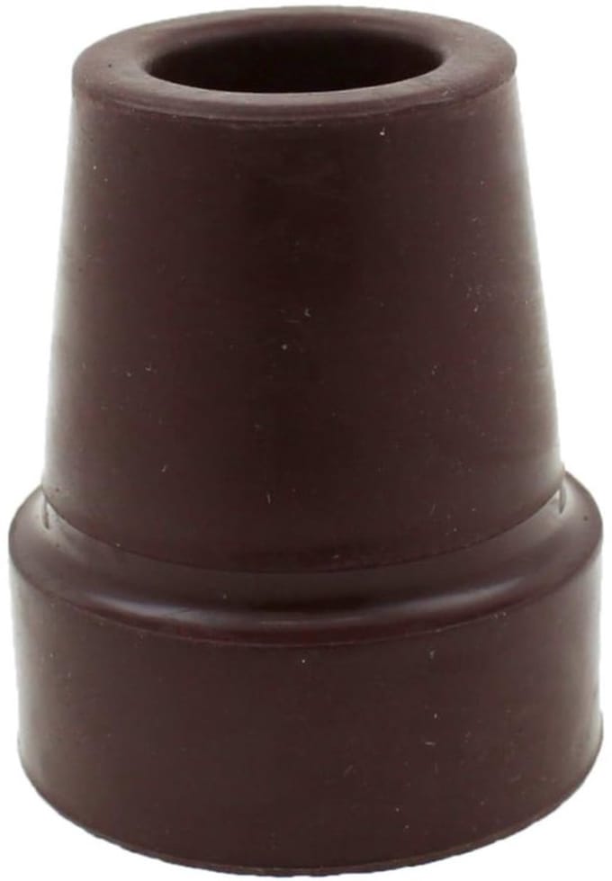 Rubber Ferrules Set van 4 - Bruine Natuurlijke Rubber