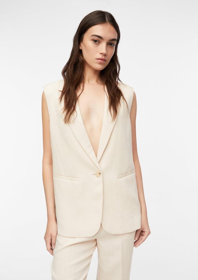 Lange viscose jurk dames COMMA