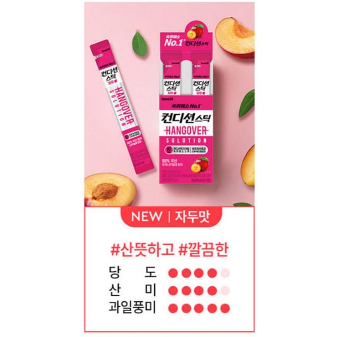 Koreaanse Condition Drankverzorging Wellness Jelly Stick 10St 4Soorten Plum