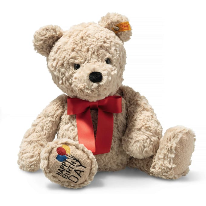 Steiff Jimmy Teddybeer Happy Birthday 35 cm. EAN 114069