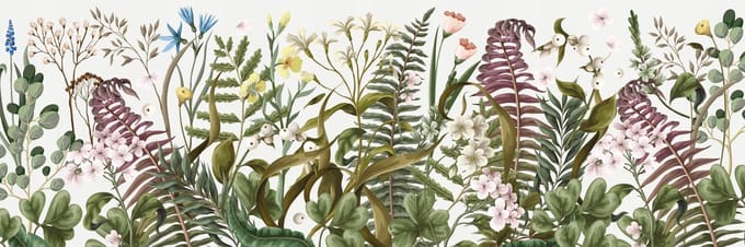 PUZZLE - 1000 STUKJES - Interdruk Panoramische Puzzel Bloemen 4 - GERONIMO GAMES